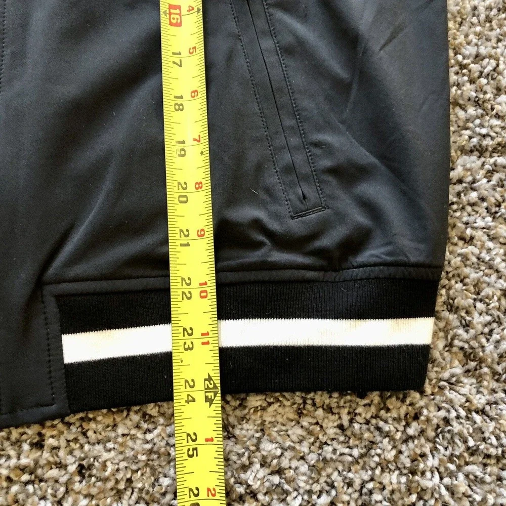 Athleta Circa Track Jacket Medium Stripe Full Zip Pockets Recycled Materials - Picture 7 of 12
